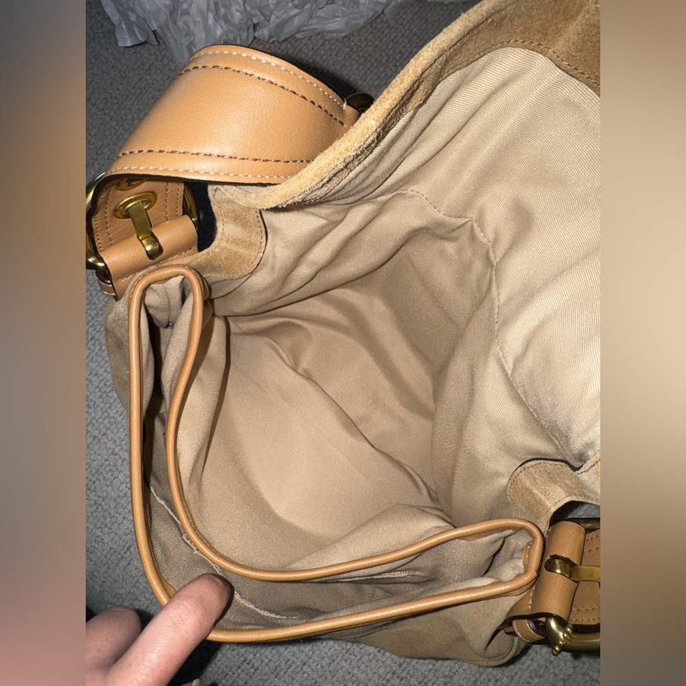 Coach Suede Soho Flap Shoulder Bag - Picture 8 of 16